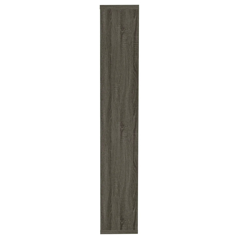 Theo 71-inch 6-shelf Bookshelf Weathered Grey by Unique Piece Furniture