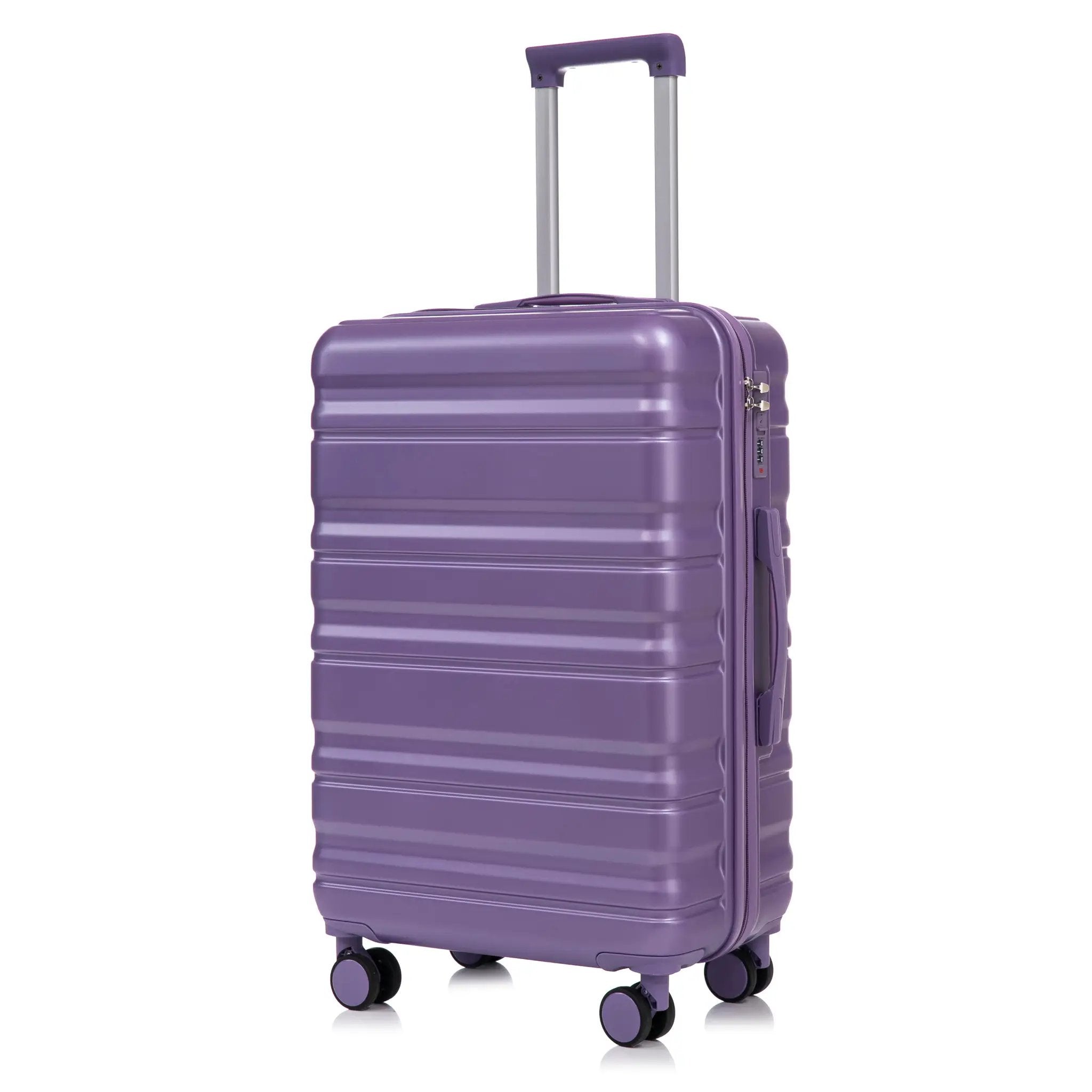 HIFINE Tourist 3-Piece ABS Spinner Wheel Luggage Set (Purple) by HouseOfZazla