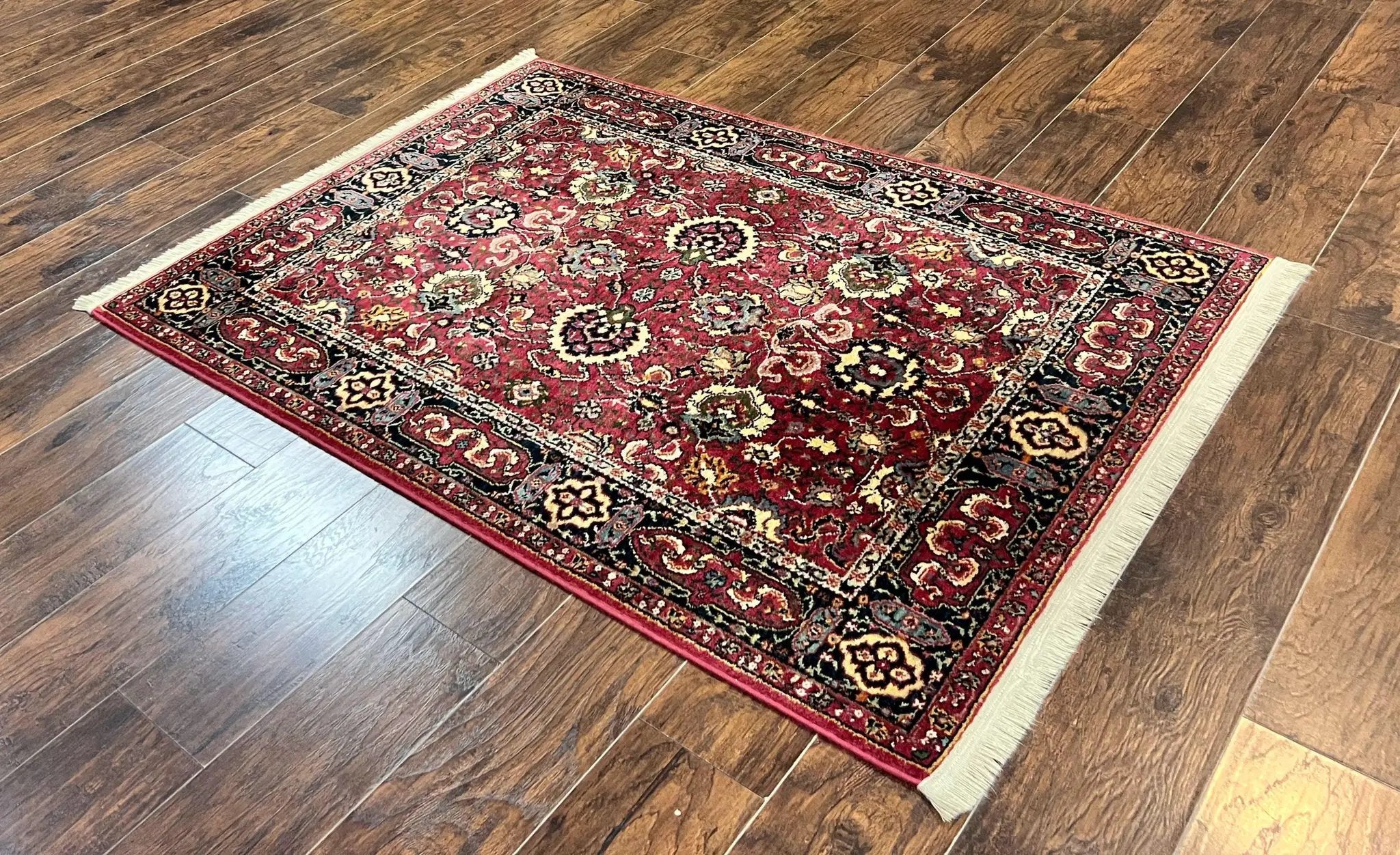 Karastan Rug 4x6, Williamsburg Herati #558, Wool Karastan Carpet, Vintage Karastan Persian Area Rug, Wool Pile by Jewel Rugs