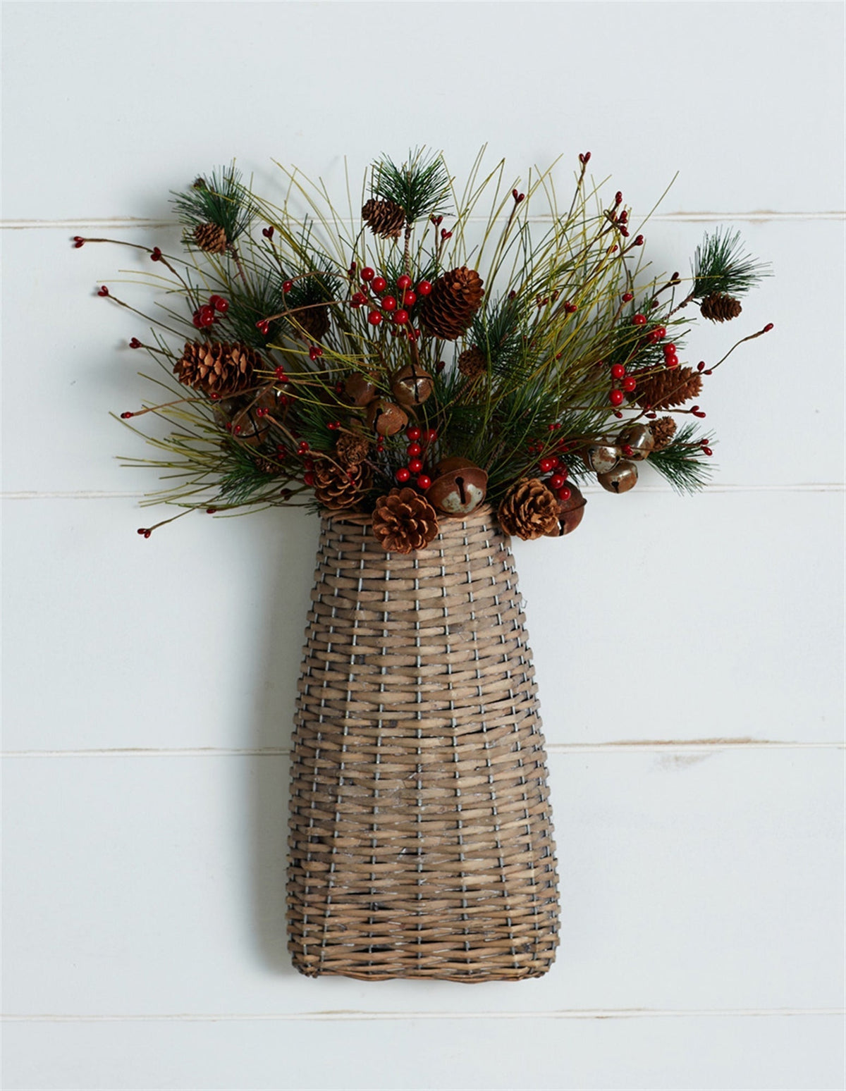 Willow wall basket (set of 6), photo 2 of 3