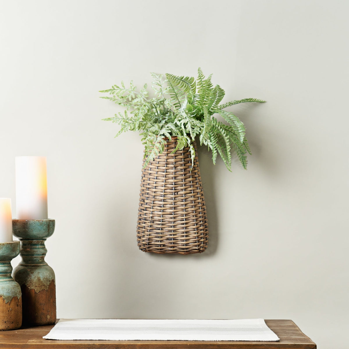 Woven Willow Wall Basket (Set of 6), photo 3 of 3