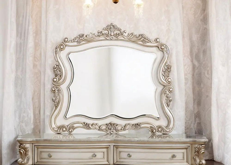 Gorsedd - Mirror - Golden Ivory by Unique Piece Furniture