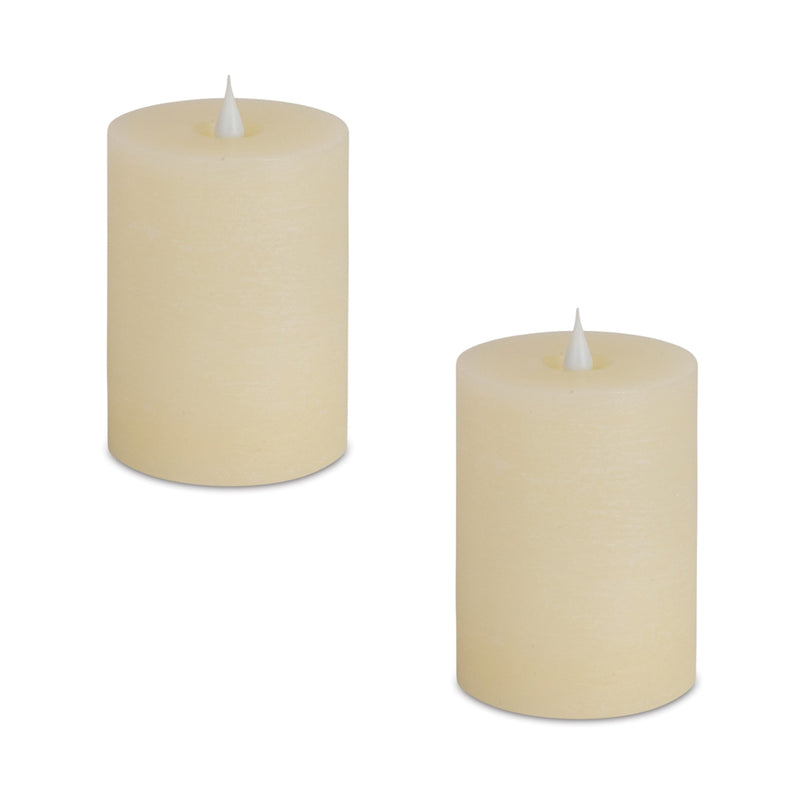 Simplux Designer Candle with Remote (Set of 2)