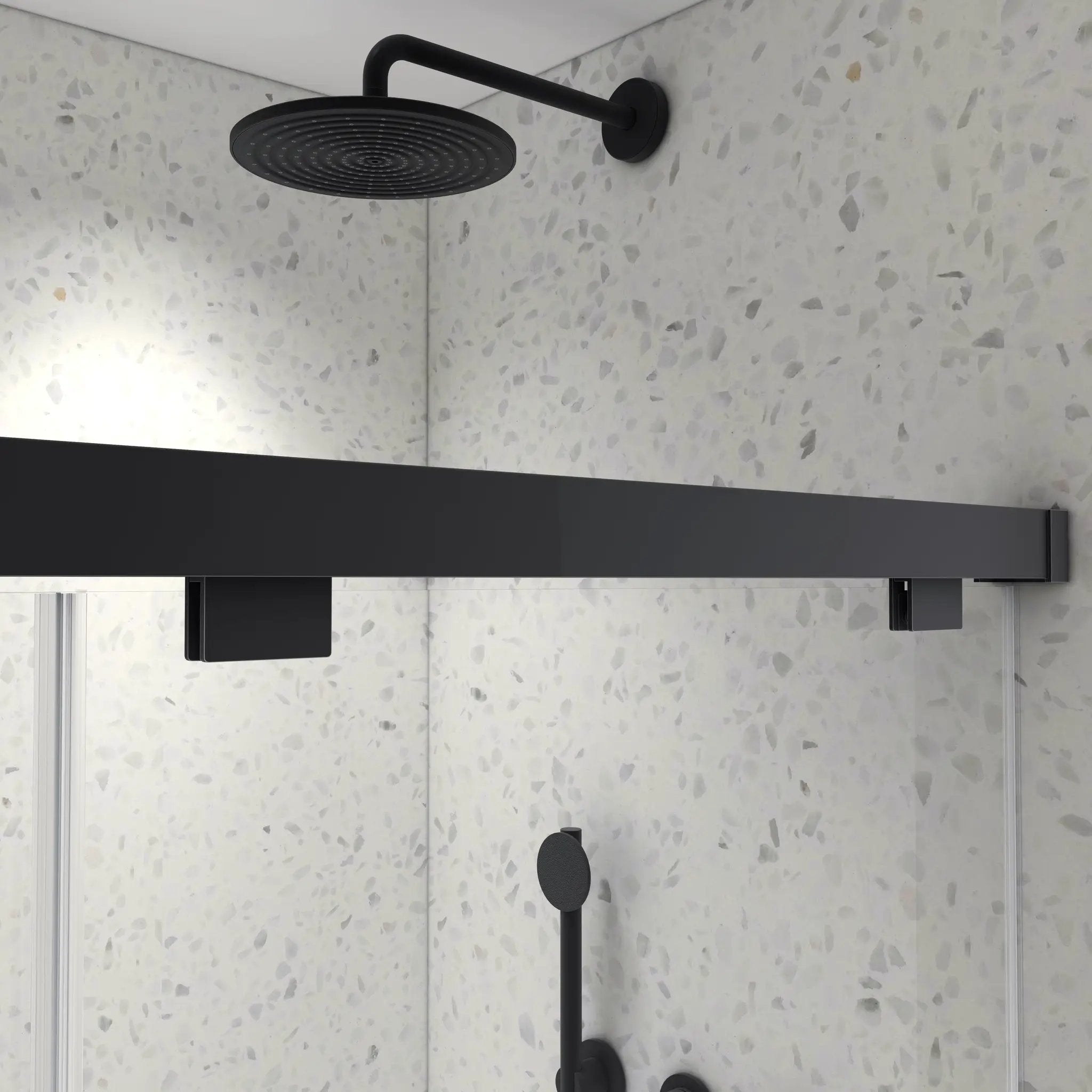 5476 Inch Frameless Double Sliding Matte Shower Door by HouseOfZazla