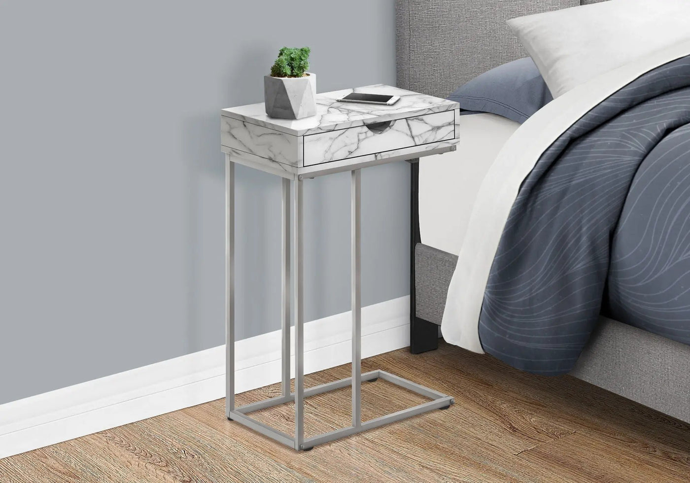 Accent Table, C - Shaped Contemporary & Modern Design by Unique Piece Furniture