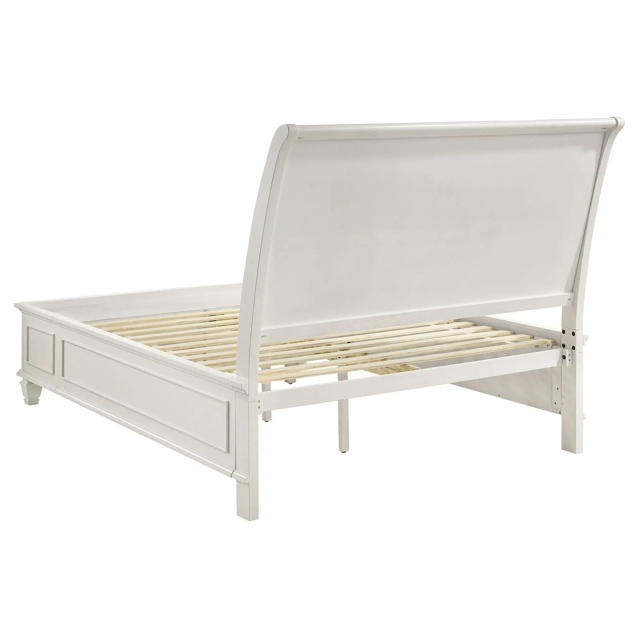 Sandy Beach 5-piece Queen Bedroom Set Cream White by Unique Piece Furniture