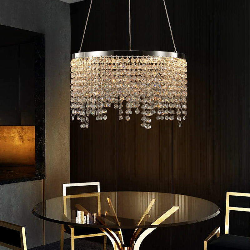 16-Inch Luxury Crystal LED Chandelier by HouseOfZazla