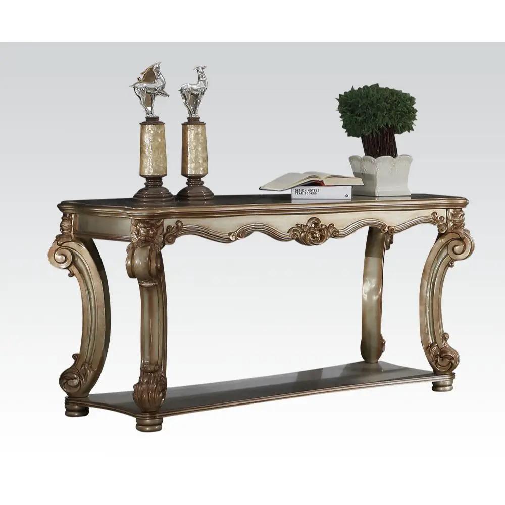 Vendome - 58" Sofa Table - Gold Patina by Unique Piece Furniture