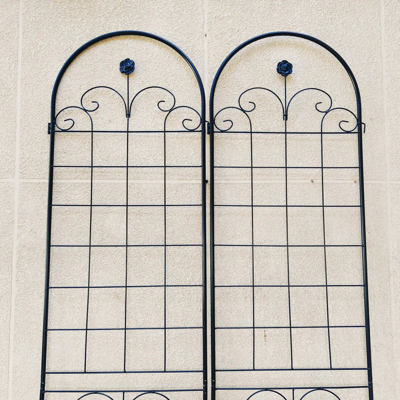 4 Pack Metal Garden Trellis for Climbing Plants by HouseOfZazla