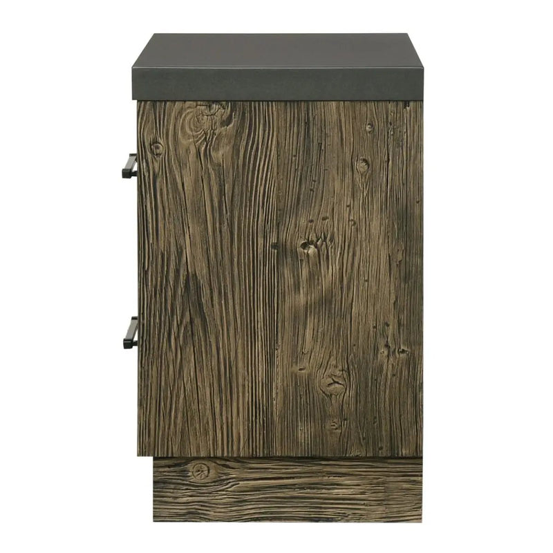 Lance - Nightstand - Tree Bark by Unique Piece Furniture