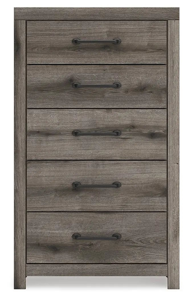 Graystorm - Five Drawer Chest - Brown Gray by Unique Piece Furniture