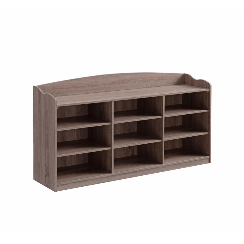 Entryway Shoe Storage Bench, Nine Storage Shelves, Entryway Organizer by HouseOfZazla