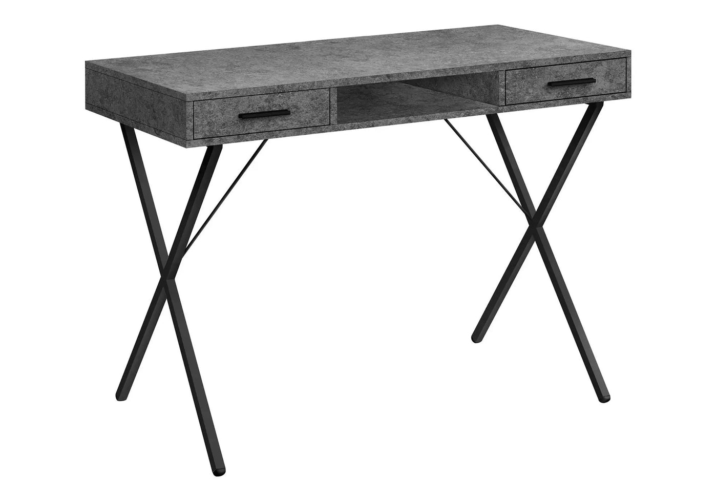 Contemporary Computer Desk with Storage Drawers by HouseOfZazla