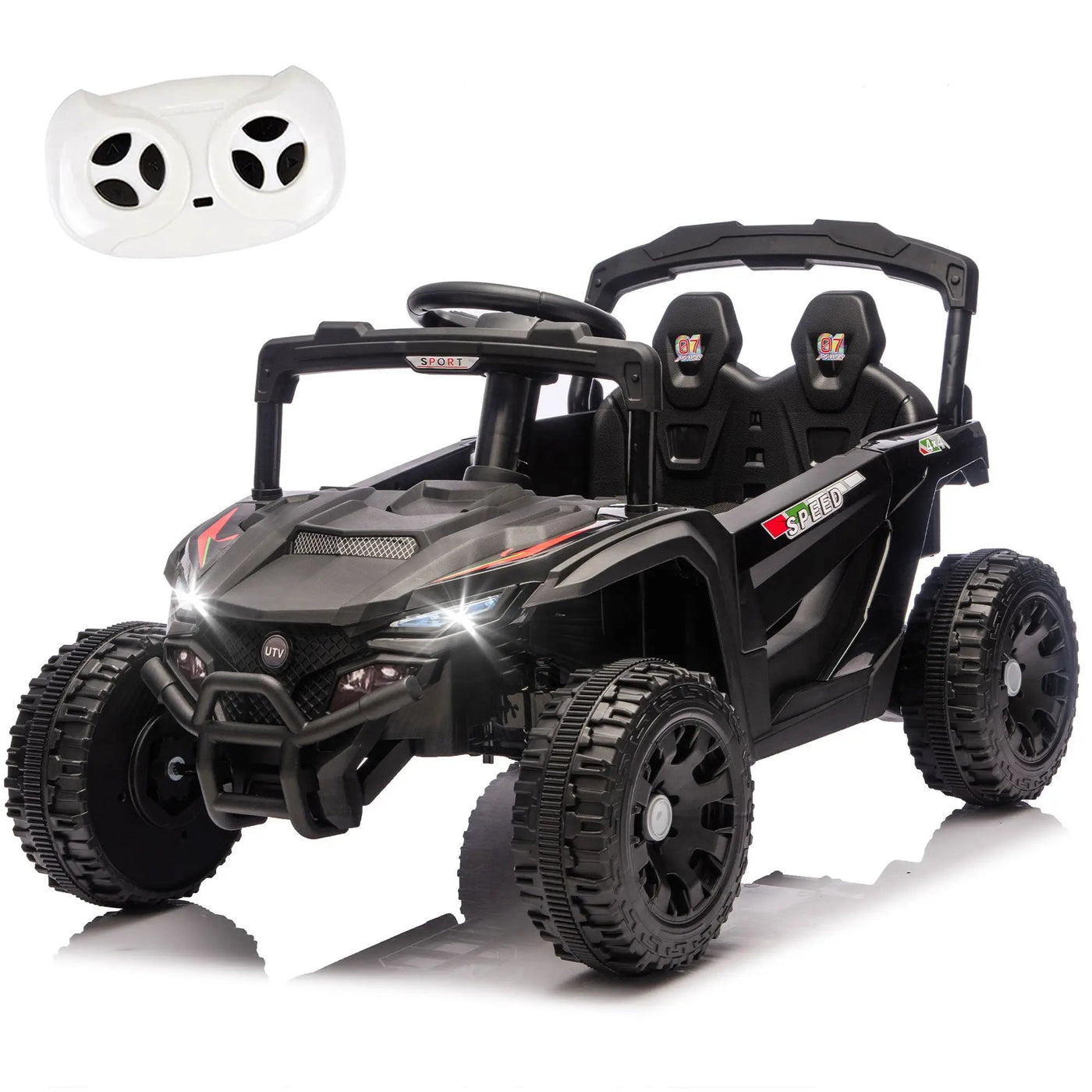 24V Kids Ride-On UTV with Remote Control and Music by HouseOfZazla