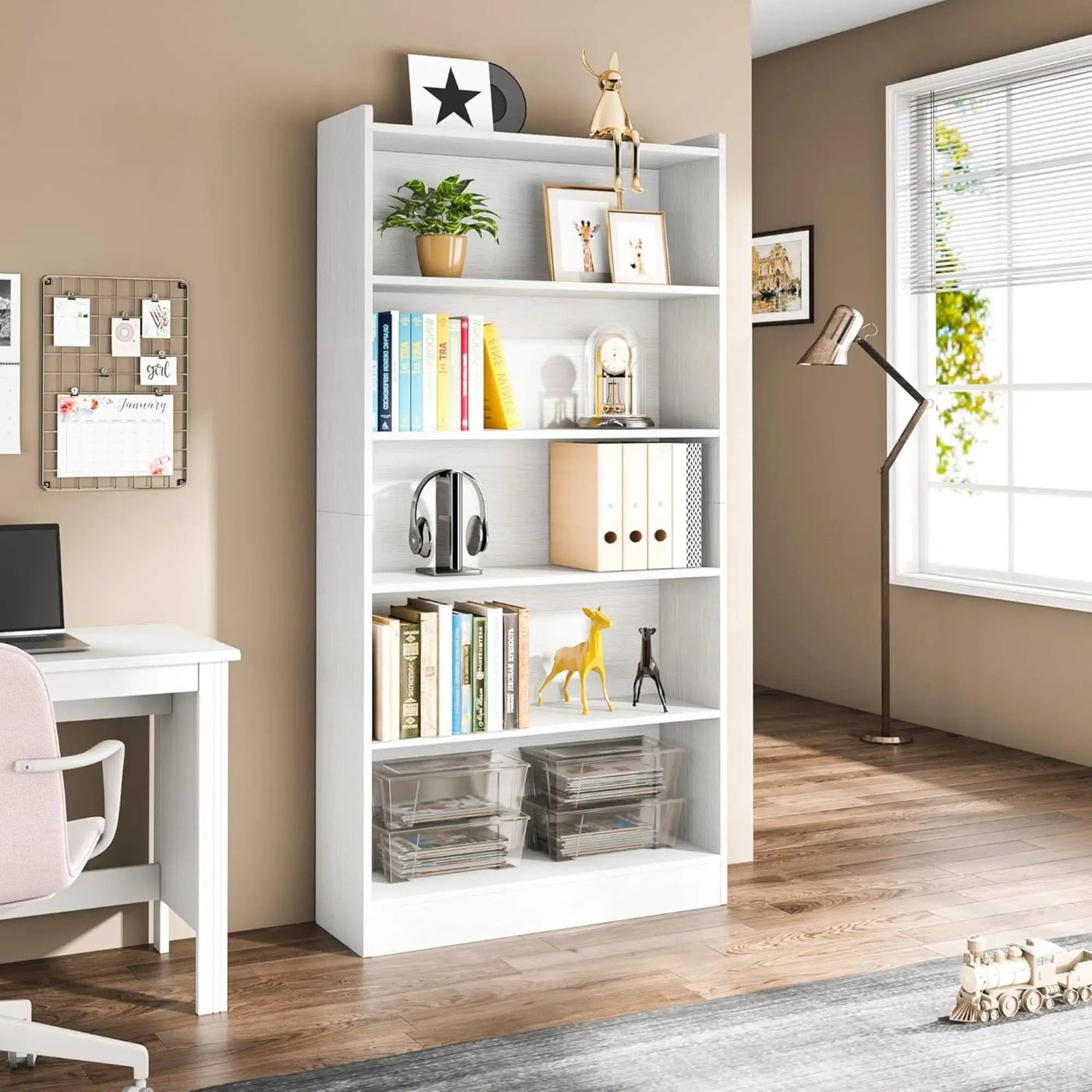 Library Bookshelf With Storage For Living Room by HouseOfZazla