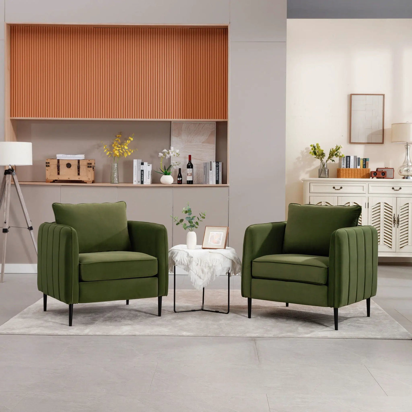 Accent Chair With Pillow For Living Room by HouseOfZazla