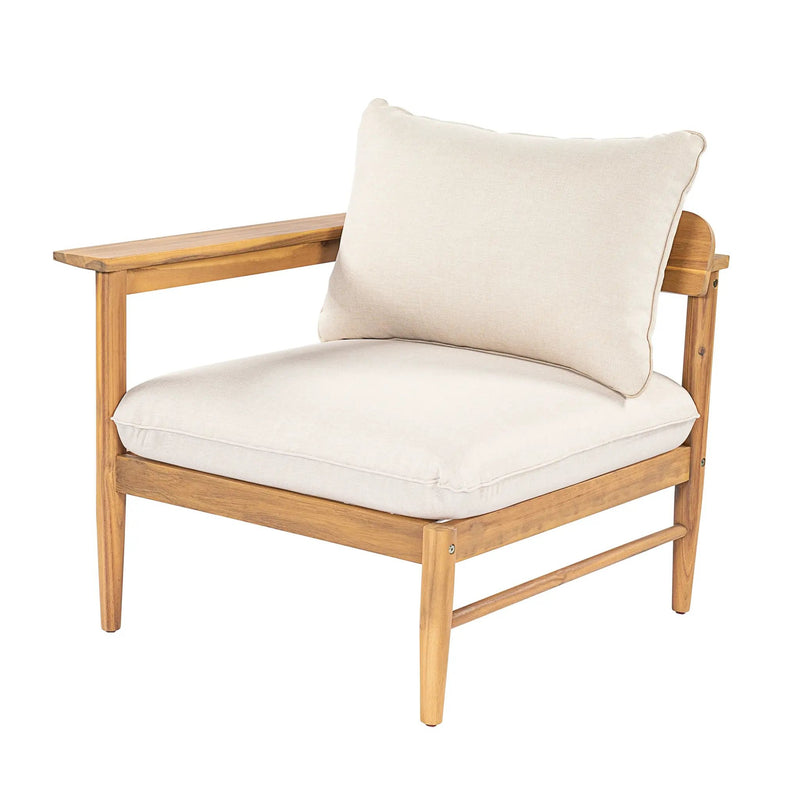 Terassi Outdoor Acacia Wood 4 Seater Sofa by HouseOfZazla