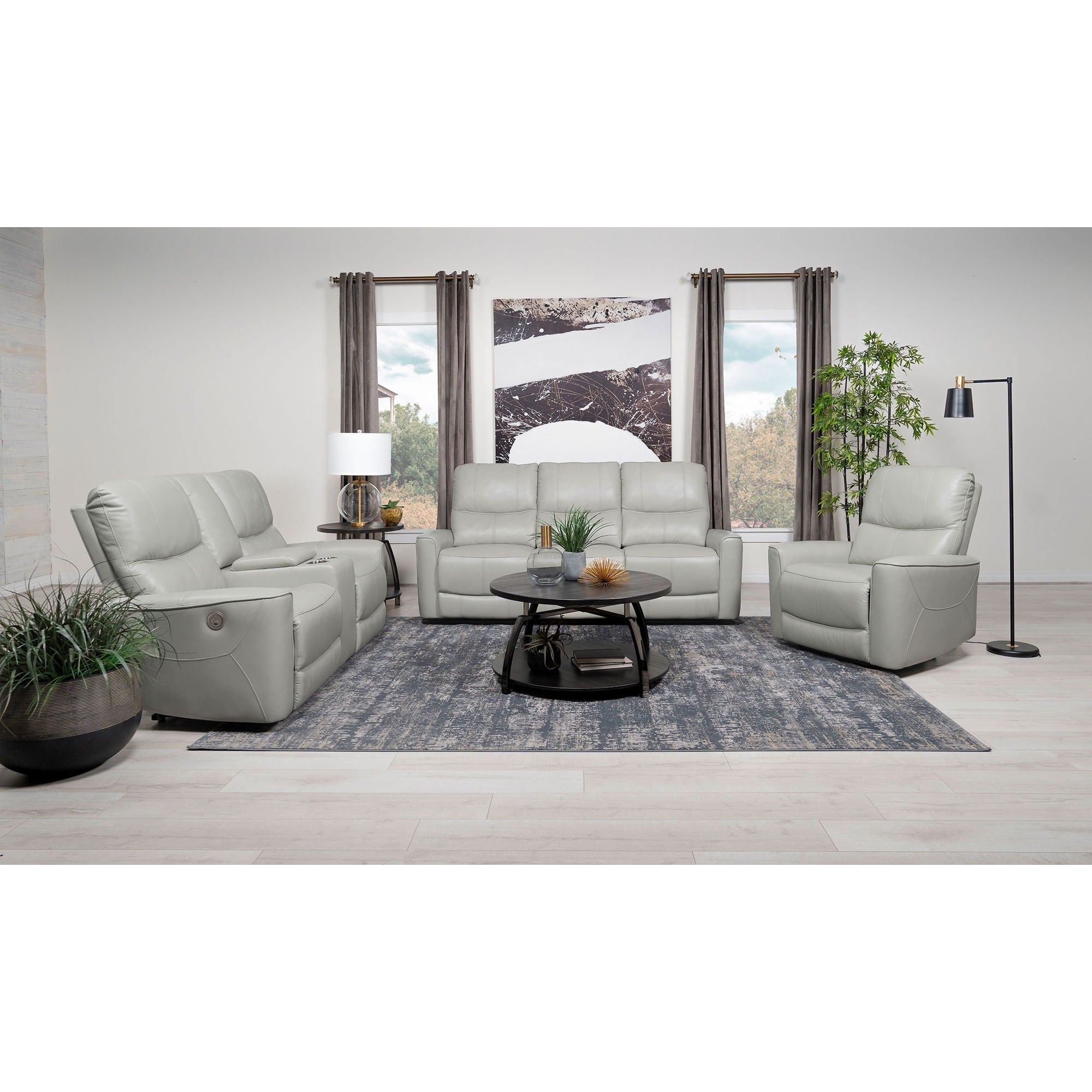 Ashland - Power Reclining Sofa With USB Charging by HouseOfZazla