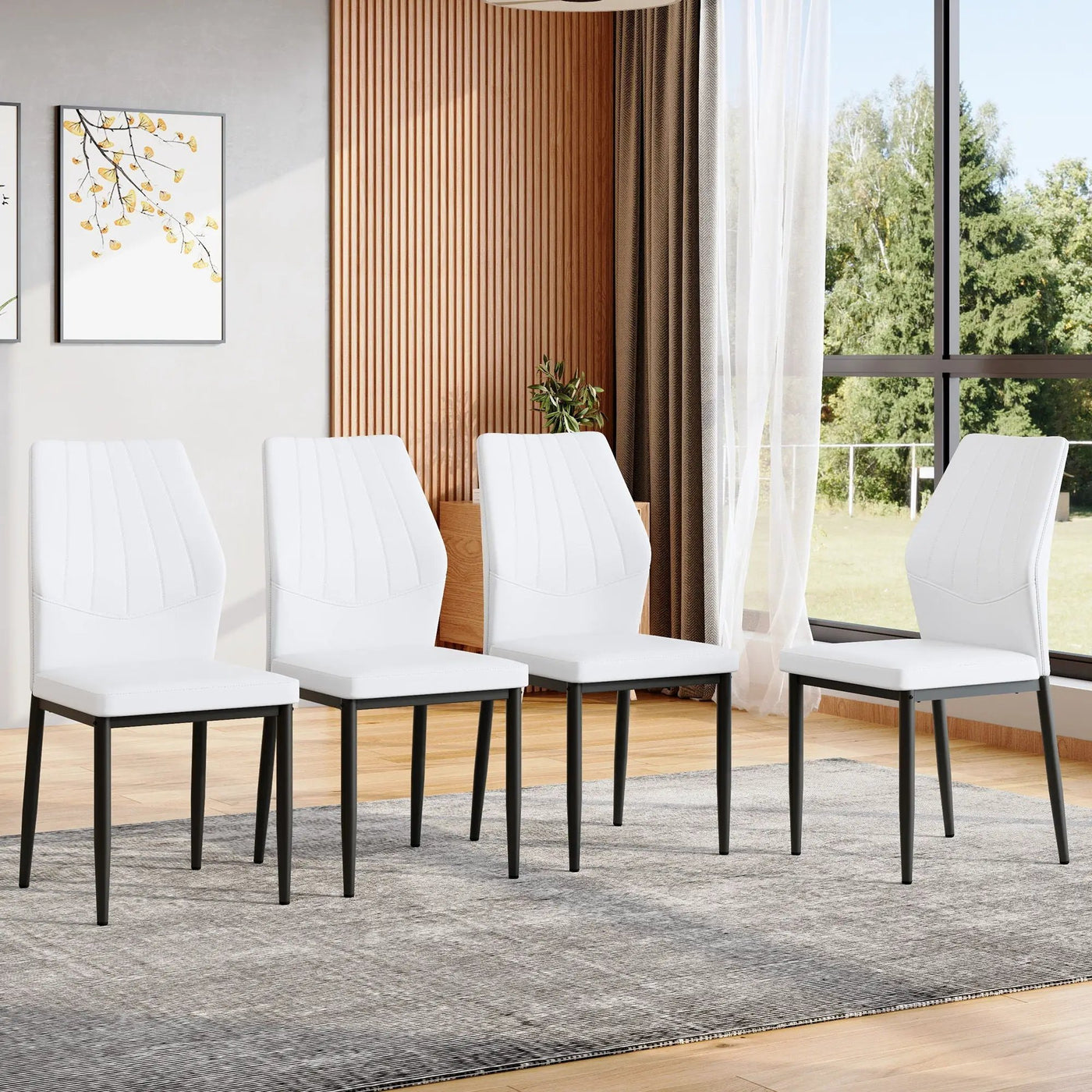Dining Chairs With Shell Pattern, Comfort and Style by HouseOfZazla