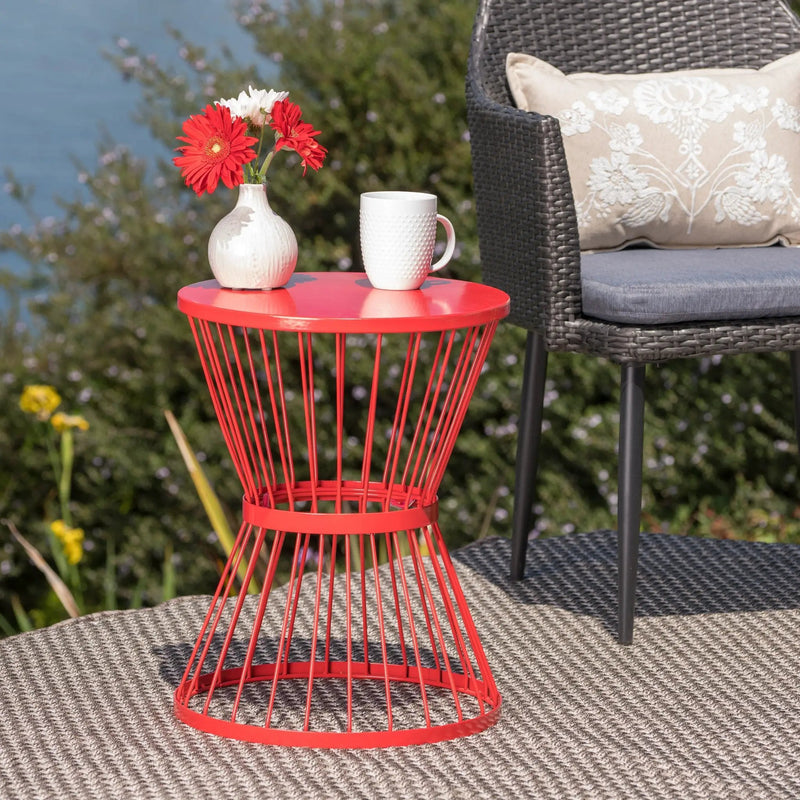 16' Stainless Steel Side Table by HouseOfZazla