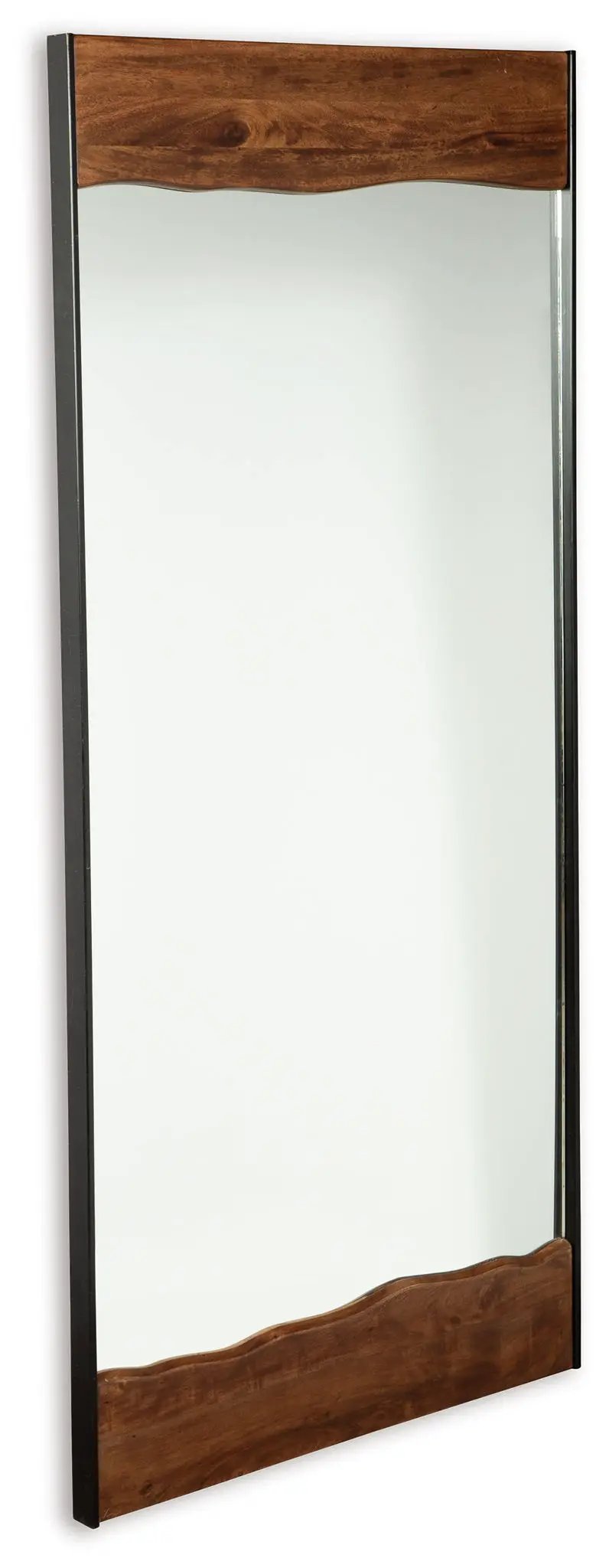 Panchali - Floor Mirror - Brown / Black by Unique Piece Furniture