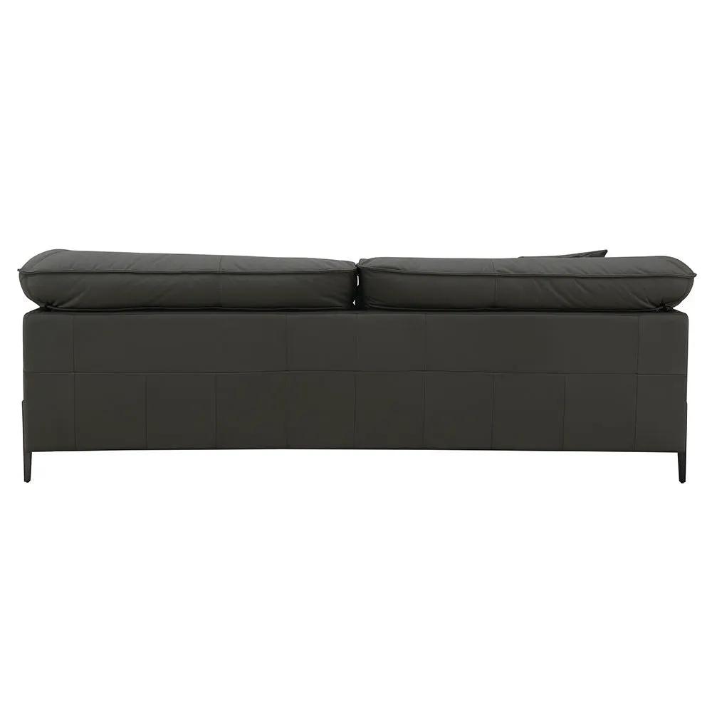 Tadi - Loveseat - Black Top Grain Leather by Unique Piece Furniture