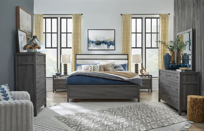 Merrifield - Upholstered Panel Bed by Unique Piece Furniture
