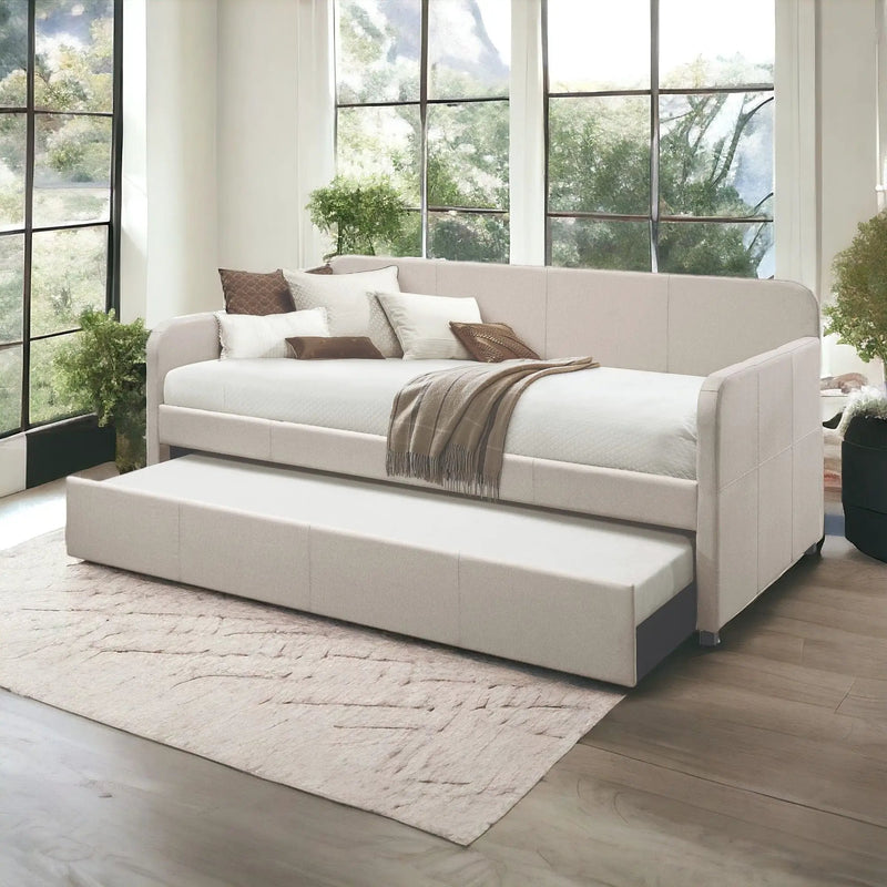 Jagger - Twin Daybed With Trundle - Fog by Unique Piece Furniture