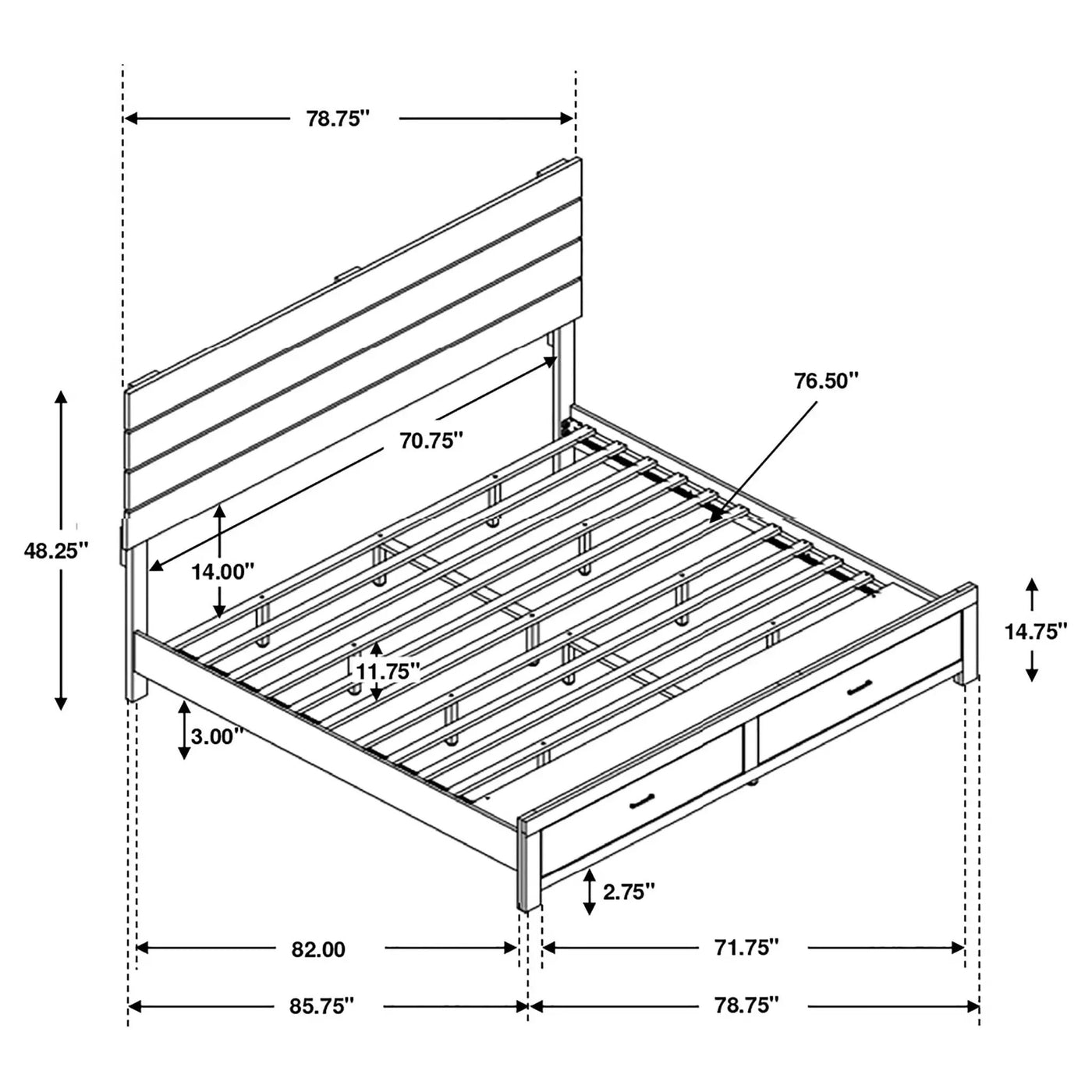 Geary - Panel Bed by HouseOfZazla