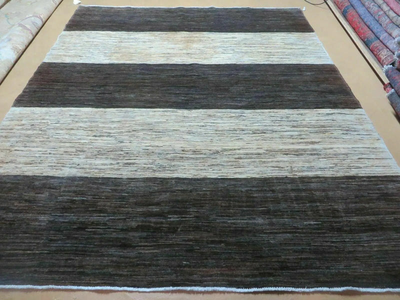 6' 6" X 8' Modern Tibetan Nepal Art Deco Chinese Hand Knotted Wool Rug Nice by Jewel Rugs