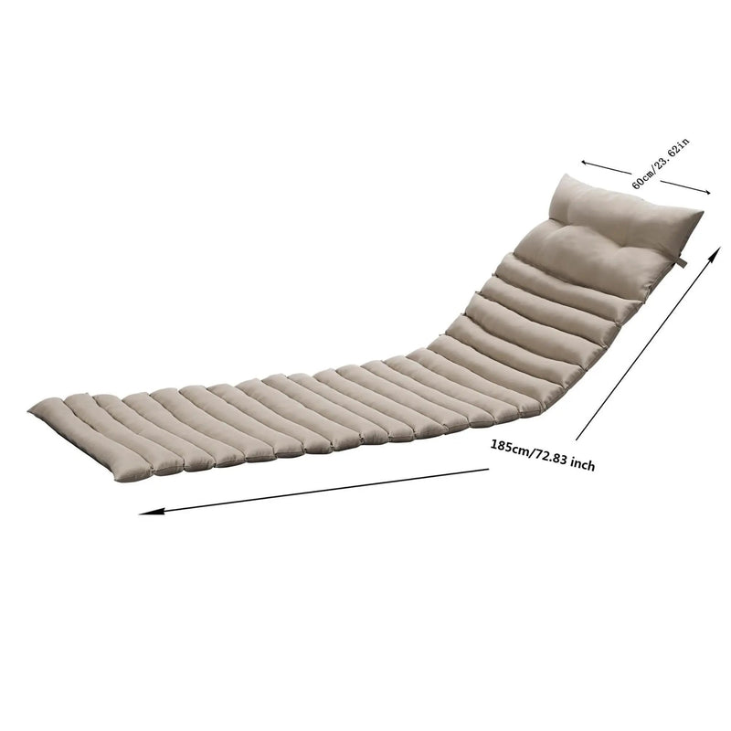 2 Piece Outdoor Chaise Lounge Chair Cushion Replacement Set by HouseOfZazla