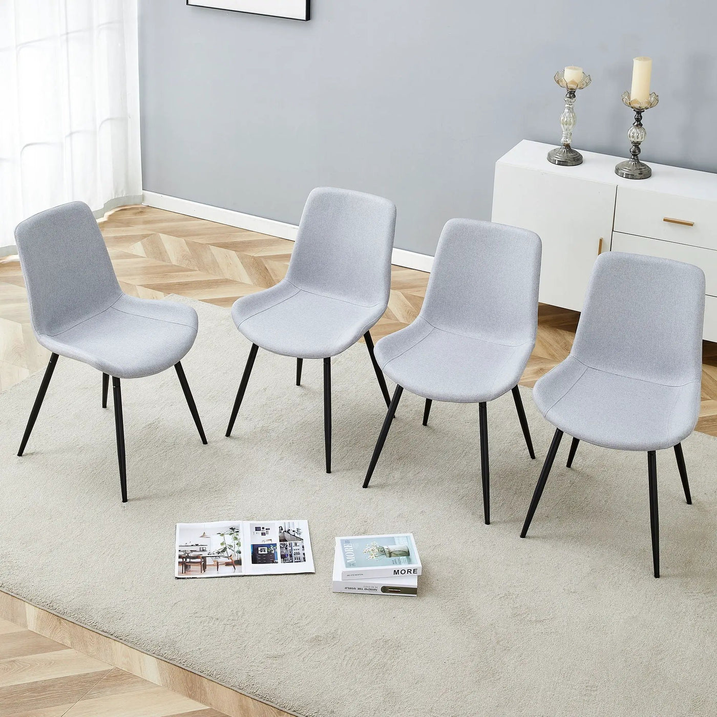 Modern Medieval Style Restaurant Cushioned Chairs With Suede Backrests by HouseOfZazla