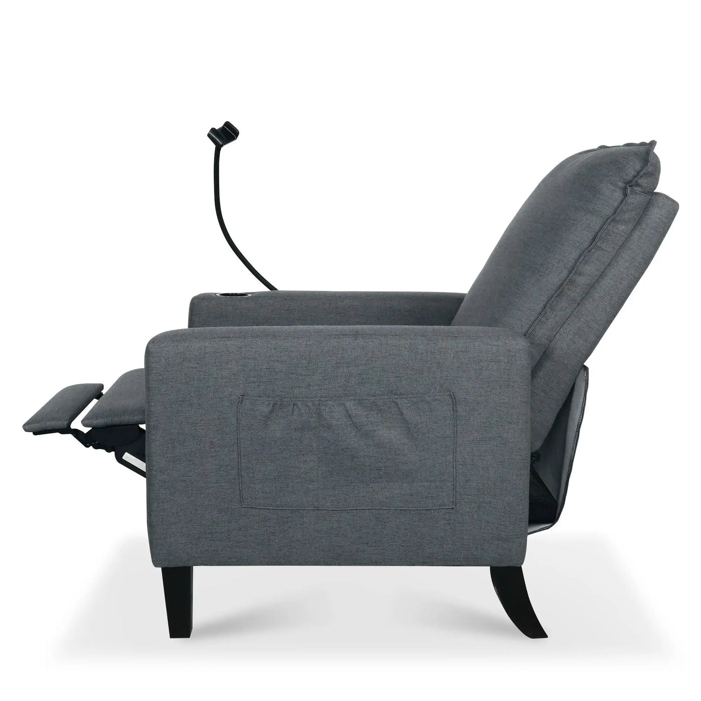 Recliner Chairs For Adults, Adjustable Recliner Sofa With Mobile Phone Holder & Cup Holder, Modern Reclining Chairs Fabric Push Back Recliner Chairs For Living Room, Bedroom by HouseOfZazla