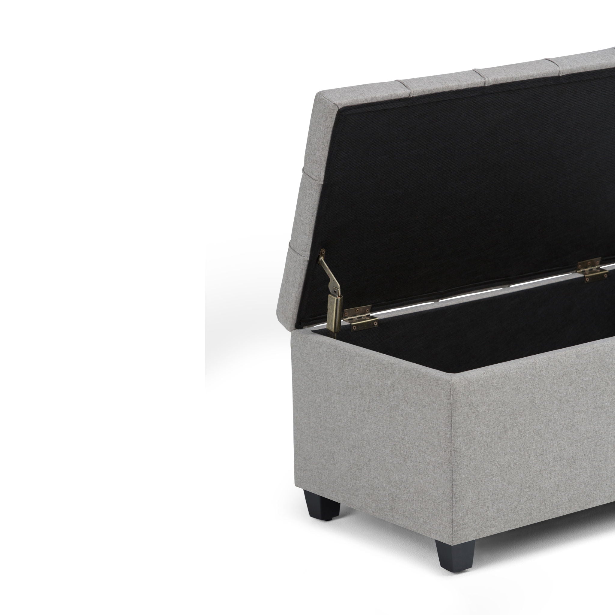 Sienna - Upholstered Storage Ottoman Bench by HouseOfZazla