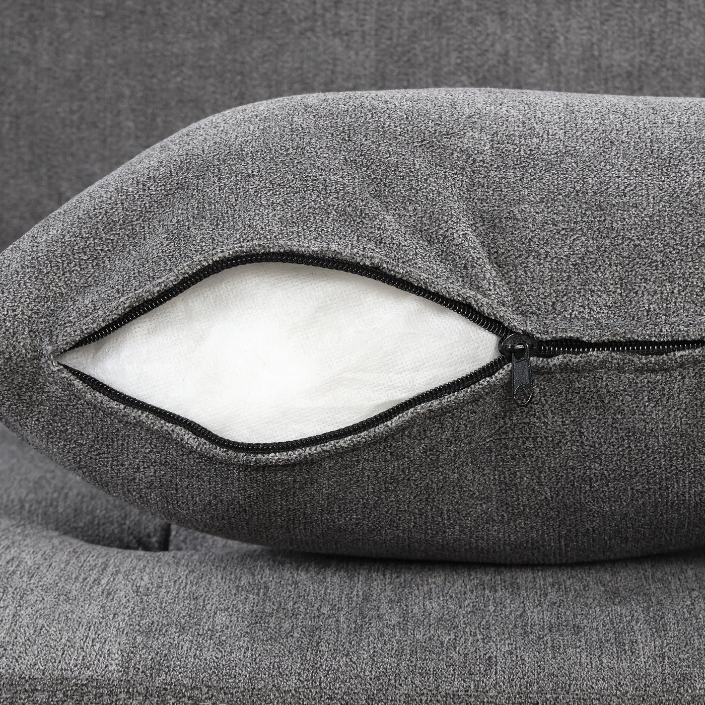 Oversized Sectional Sofa U-Shaped Sofa Couch Pull-Out Sofa Bed With Two Throw Pillows For Living Room by HouseOfZazla