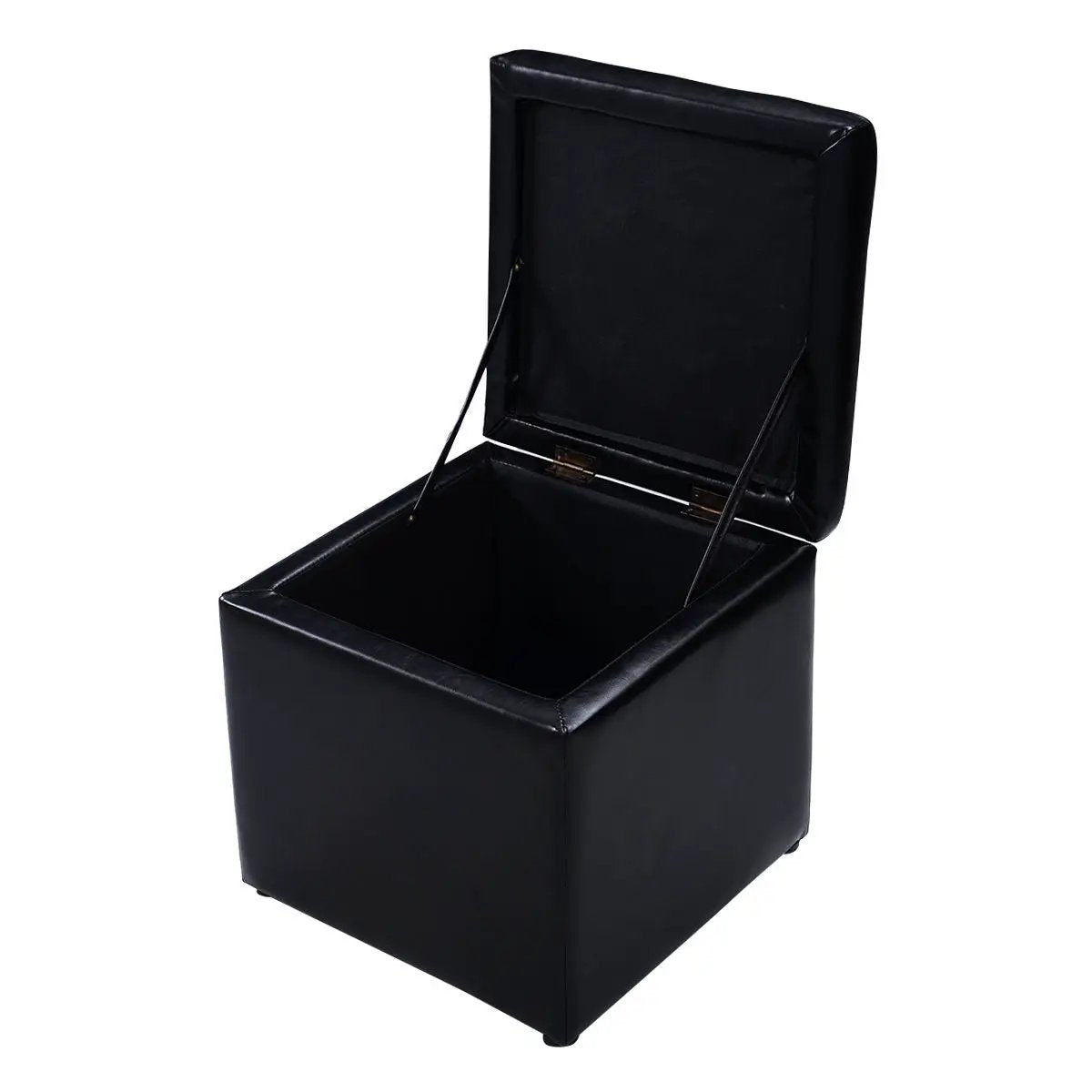 Foldable Cube Ottoman Pouffe Storage Seat by DirectDeals