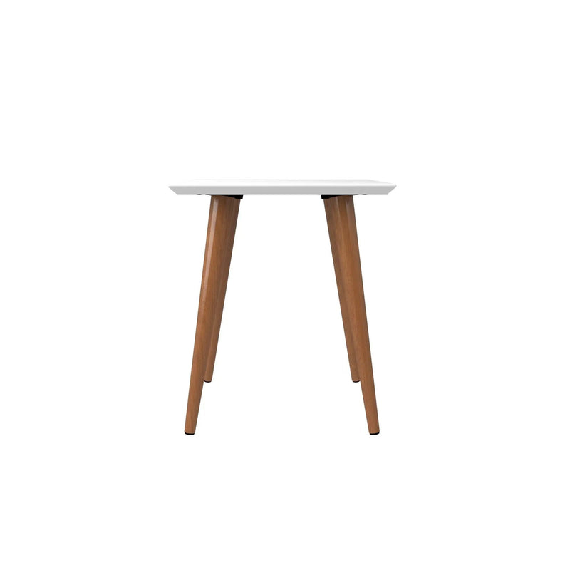 Utopia - Square End Table - White by HouseOfZazla