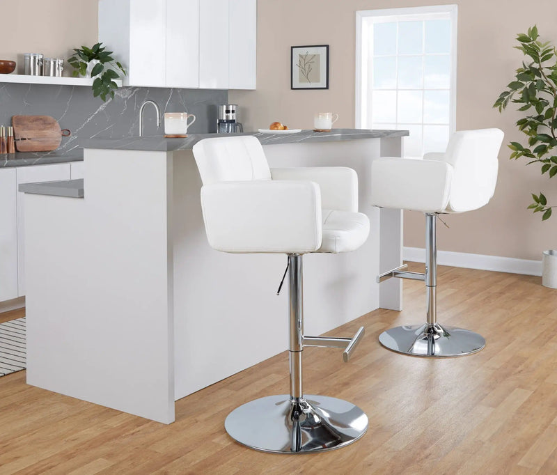 Stout - Contemporary Adjustable Barstool With Swivel by Unique Piece Furniture