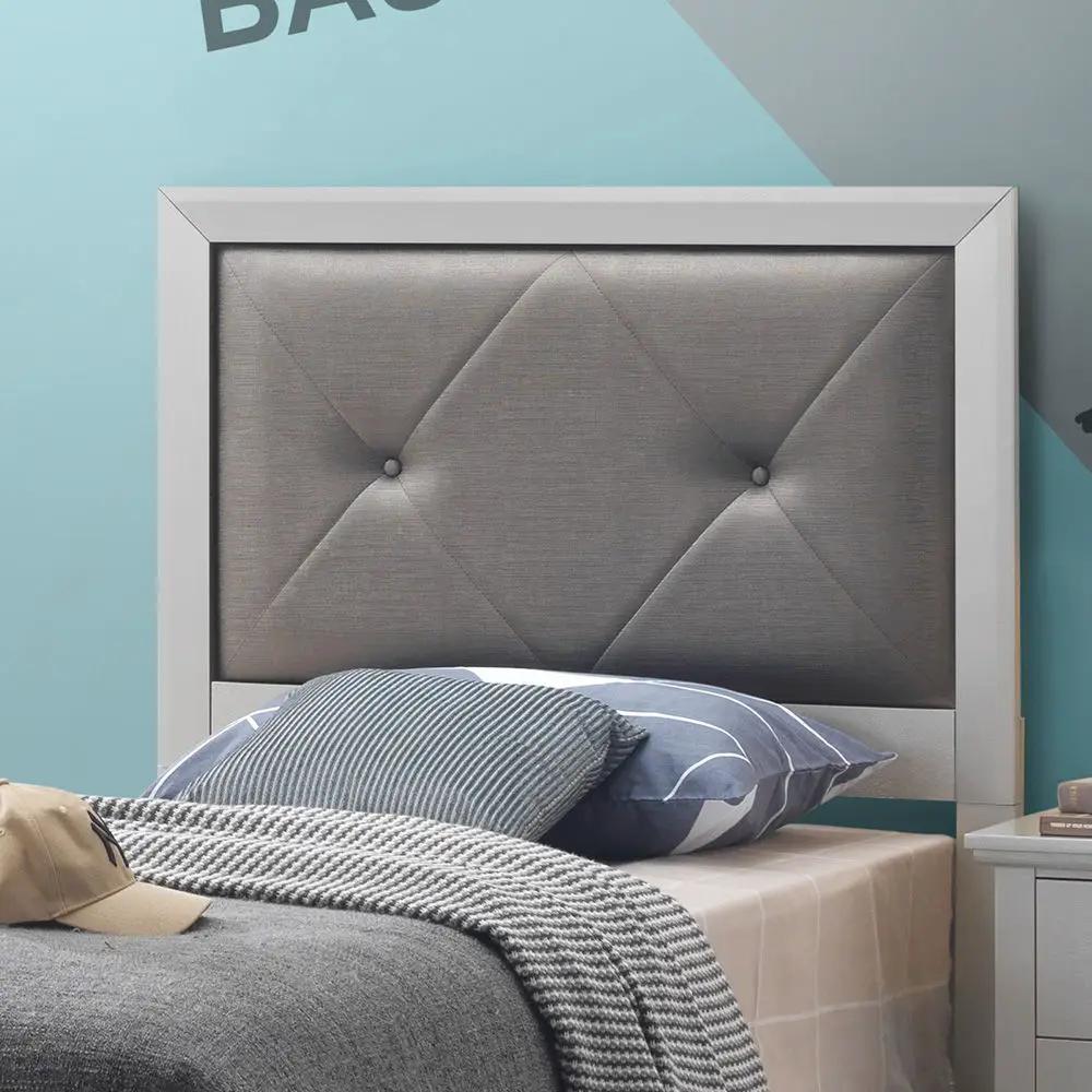 Padded Headboard Bed by HouseOfZazla