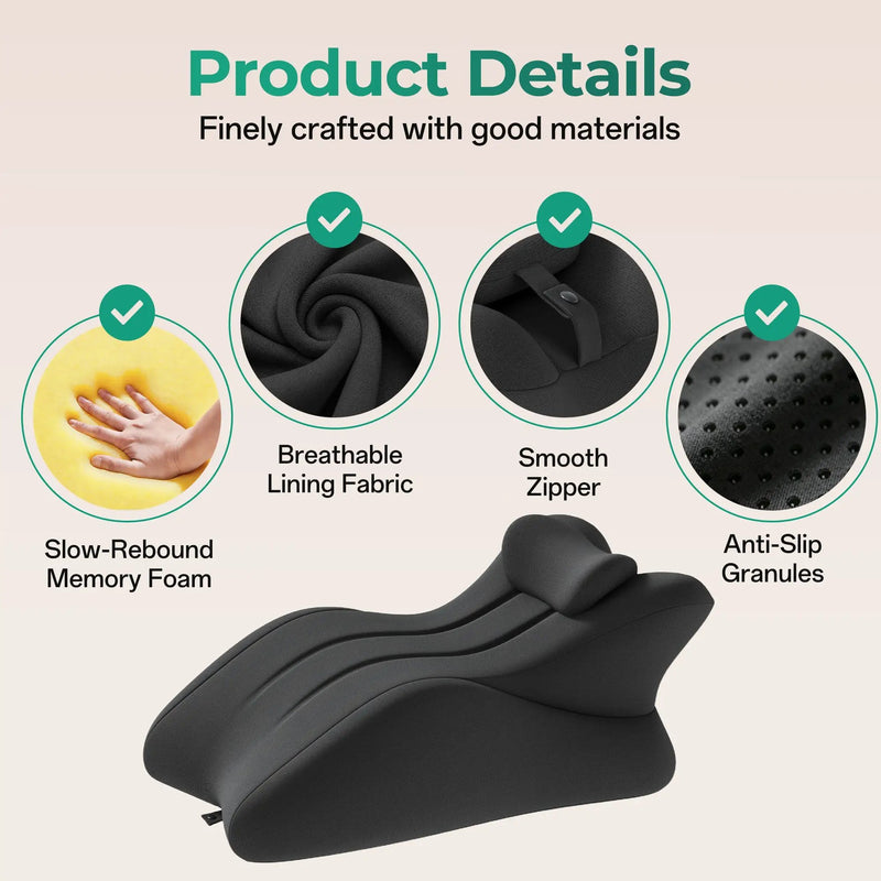 Memory Foam Ergonomic Wedge Pillow by HouseOfZazla