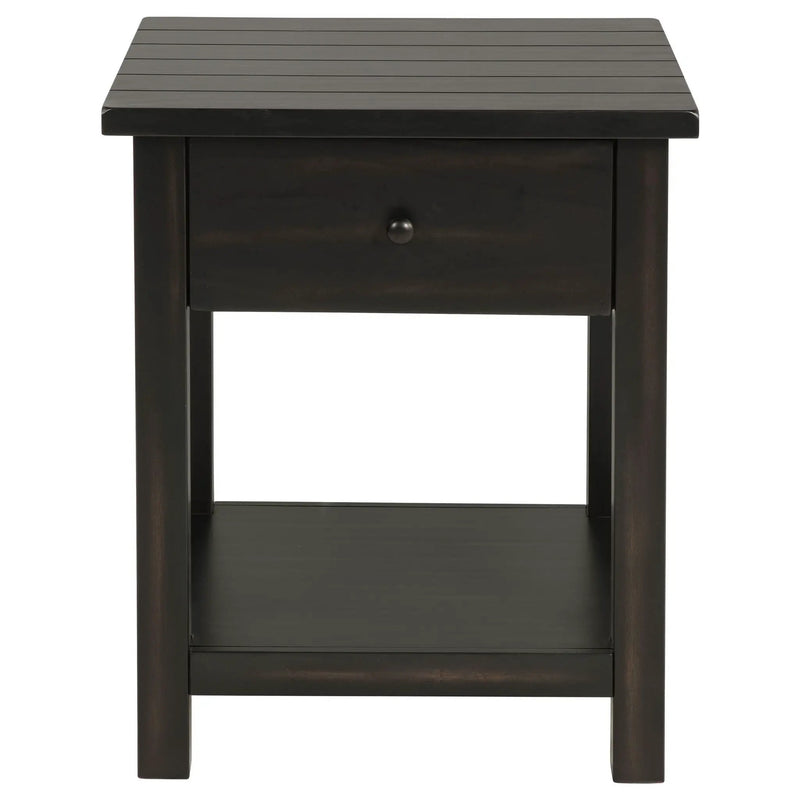 Payne 3-piece Coffee and 1-drawer End Table Set Java by Unique Piece Furniture