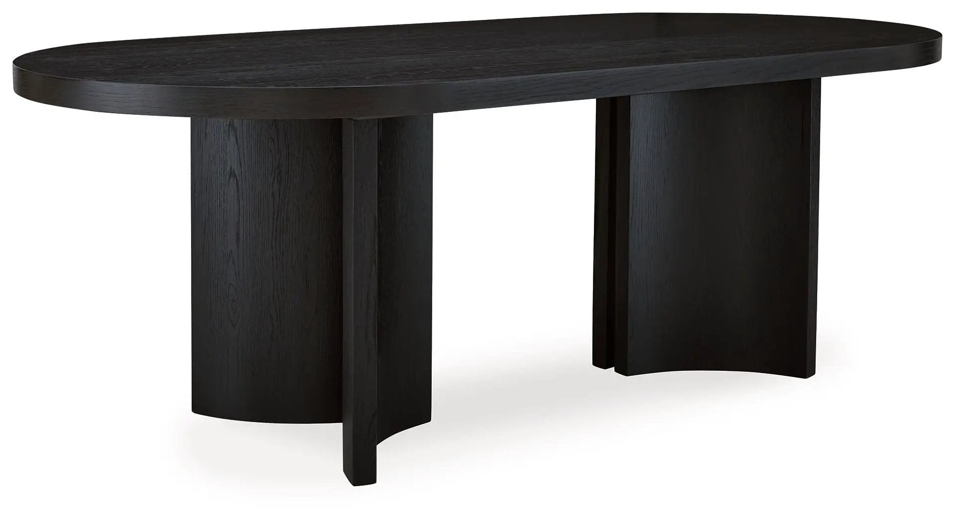 Rowanbeck - Oval Dining Room Table - Black by Unique Piece Furniture