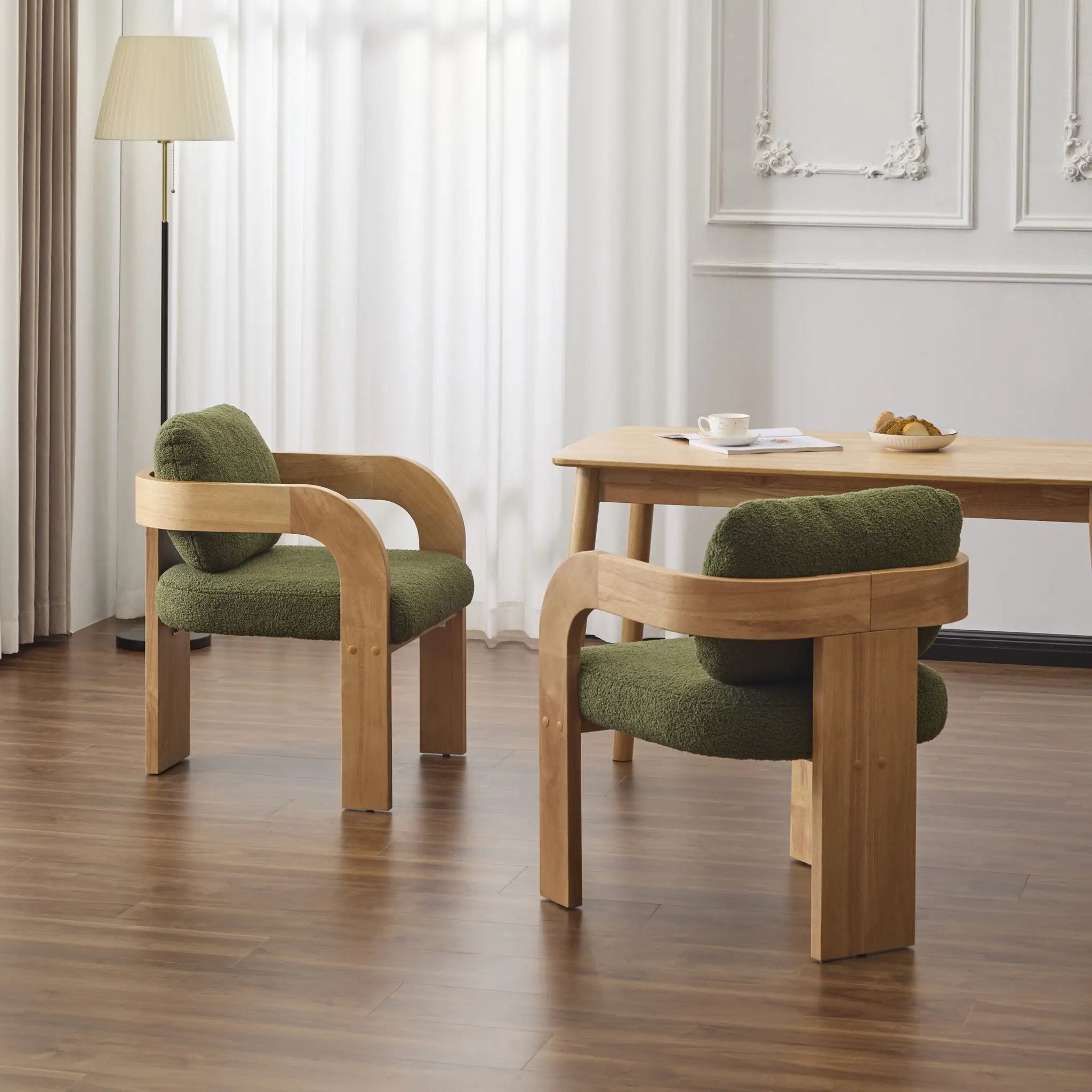 Dining Chairs With Pillow Back (Set of 2) by HouseOfZazla