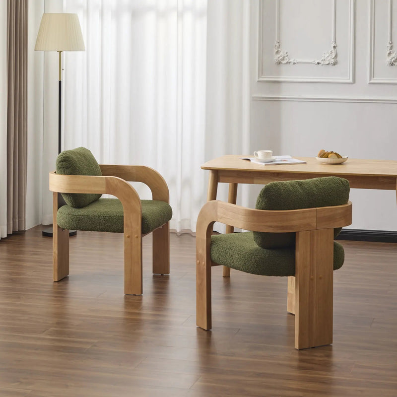 Dining Chairs With Pillow Back (Set of 2) by HouseOfZazla