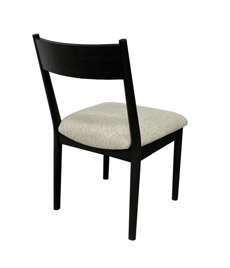 Comfortable Upholstery Cresent Chair (Set of 2) - Peppercorn by HouseOfZazla