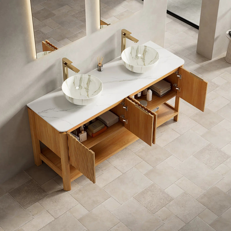 Sharma 60" Bathroom Vanity & Sinks by HouseOfZazla