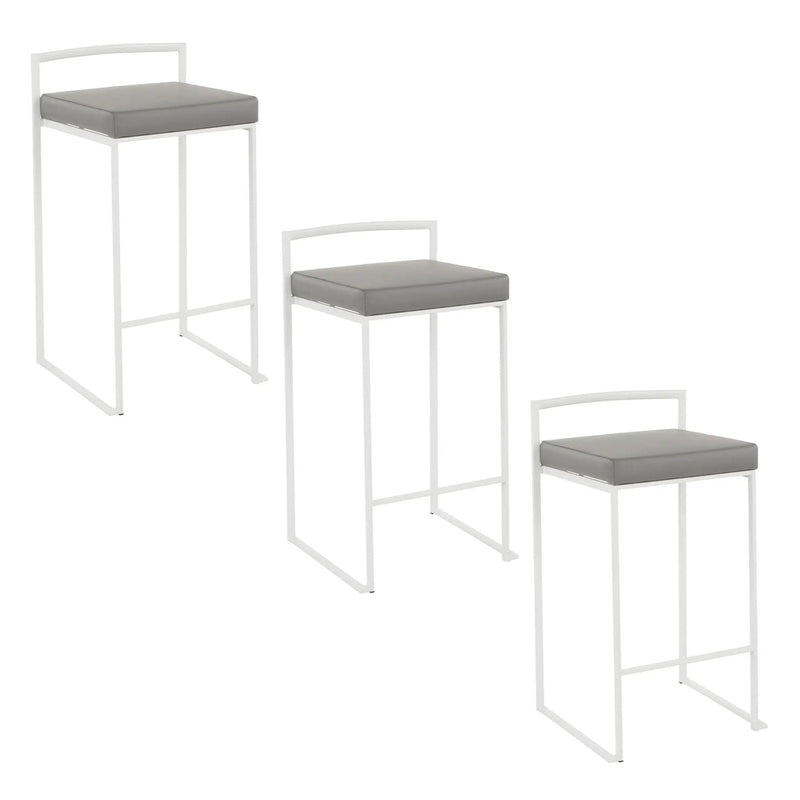Fuji - Simple Elegance, Contemporary Stackable Counter Stool by Unique Piece Furniture