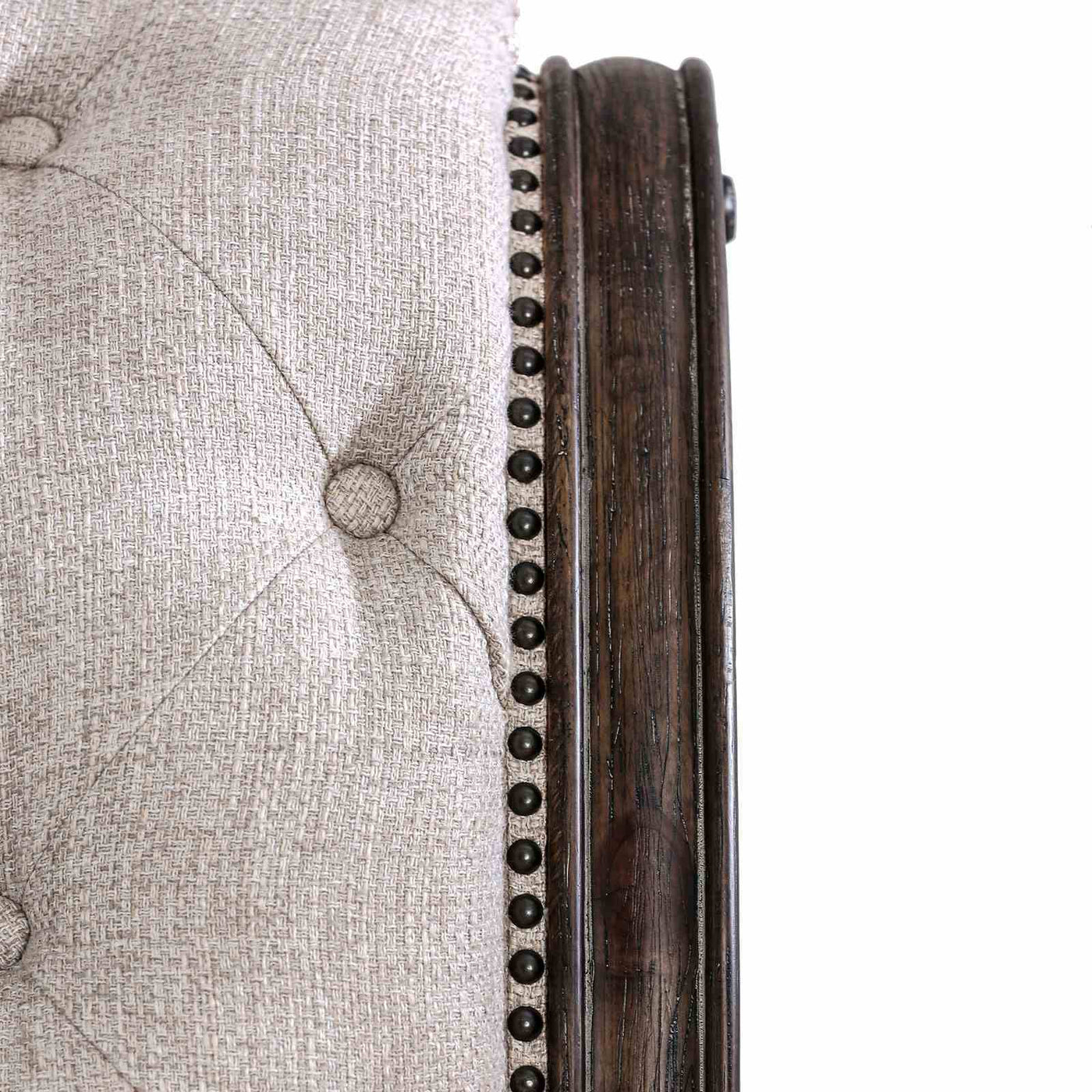Sleigh Bed With Button Tufted Fabric Headboard And Footboard by Unique Piece Furniture