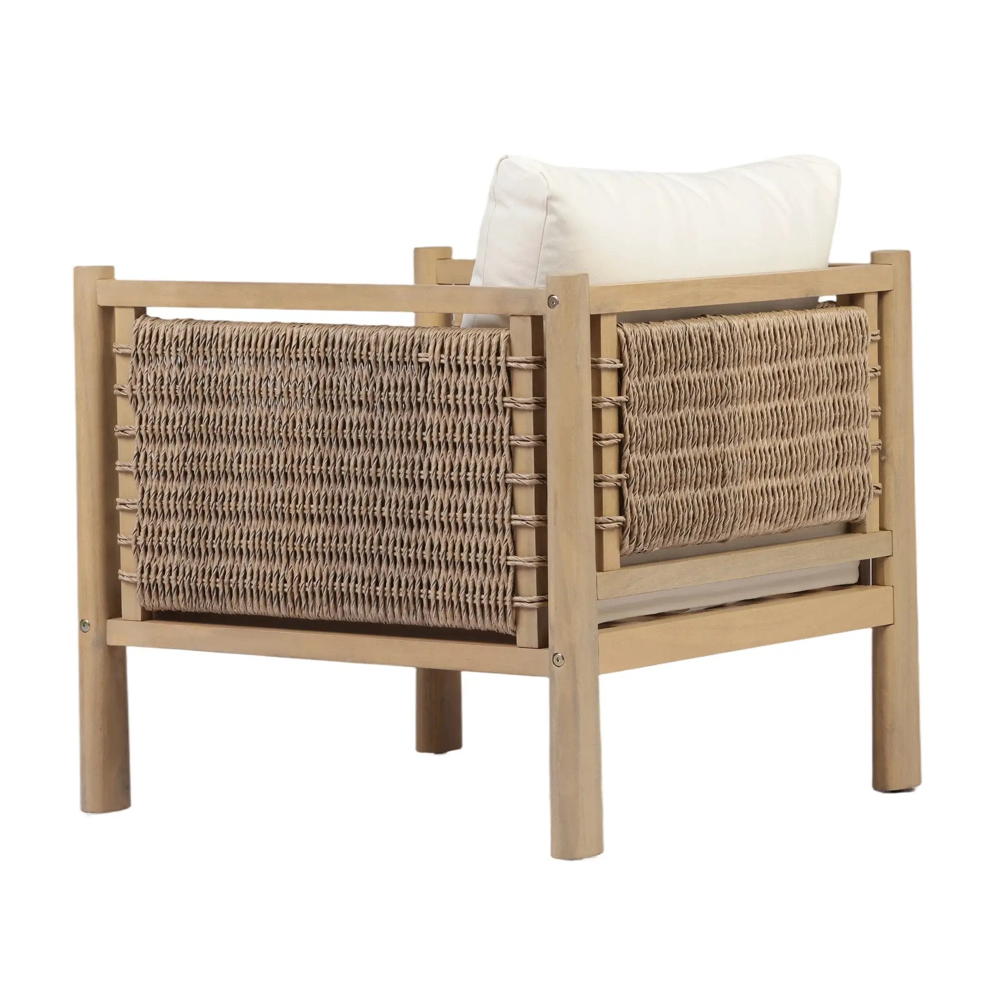 Set of 3 Outdoor Acacia Wood Patio Chairs by HouseOfZazla