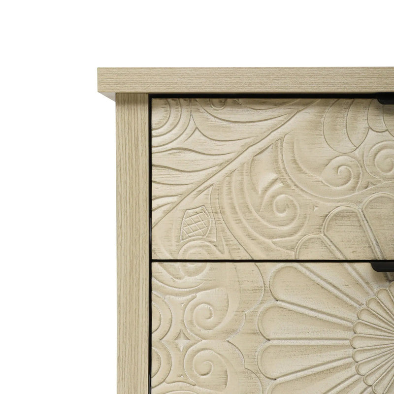 3 Drawer Cabinet - Natural Wood Finish by HouseOfZazla